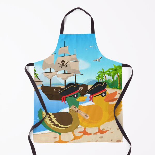Item preview, Cute Pirate Ducks on beach designed and sold by Write-to-Rebel.