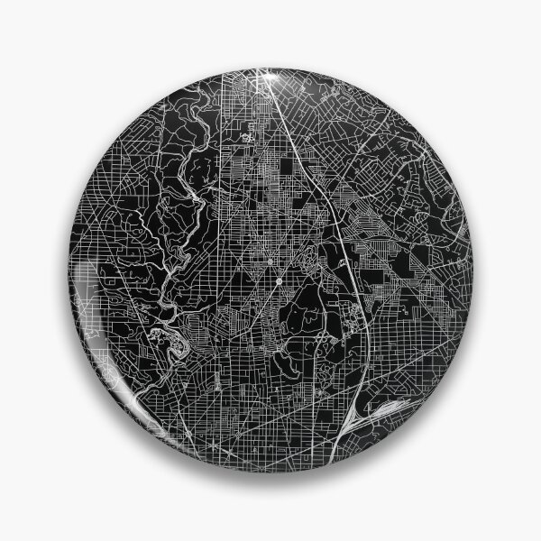 Item preview, Washington D.C. Black Map designed and sold by multiplicitymap.