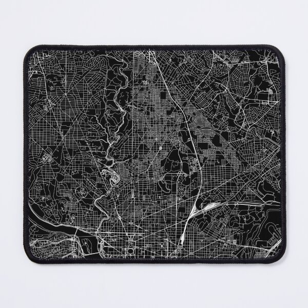 Item preview, Washington D.C. Black Map designed and sold by multiplicitymap.