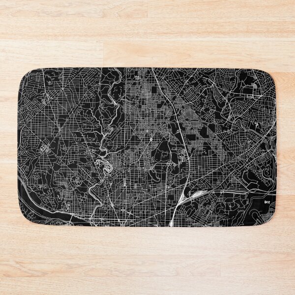 Item preview, Washington D.C. Black Map designed and sold by multiplicitymap.