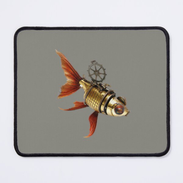 Item preview, Orville the Steampunk Goldfish designed and sold by Angela Micheli Otwell.