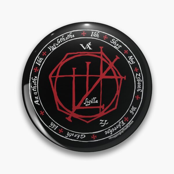 Item preview, Necronomicon Elder Sign (for dark backgrounds) designed and sold by PropUpTheMythos.