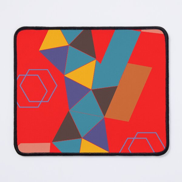 Item preview, Geometric Minimalist Design Pattern Block | Bold Colors designed and sold by The Bubble 1307.