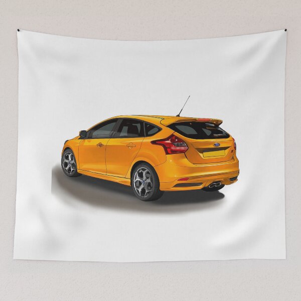 Item preview, electric orange ST ASBO hot hatch blue oval designed and sold by Theoldgirl900.