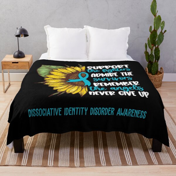 Item preview, Dissociative Identity Disorder Awareness - Support the Fighters Admire the Survivors Remember the Angels Never Give Up designed and sold by whlrcheryl.