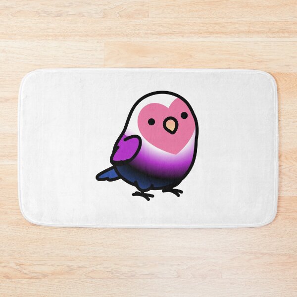 Item preview, Genderfluid LGBT+ Pride Lovebird designed and sold by birdhism.
