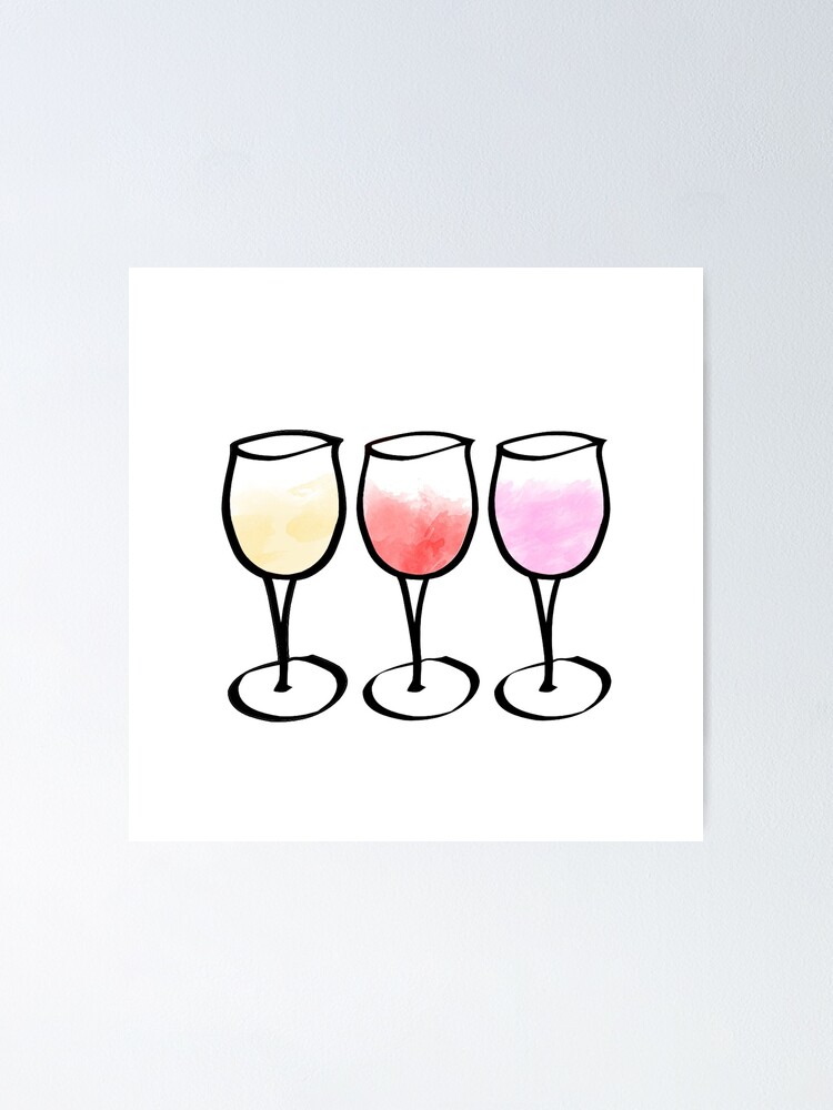 VALENTINE'S WINE GLASSES CUTE GIFTS FOR VALENTINES DAY Poster for Sale by  DreamShop57