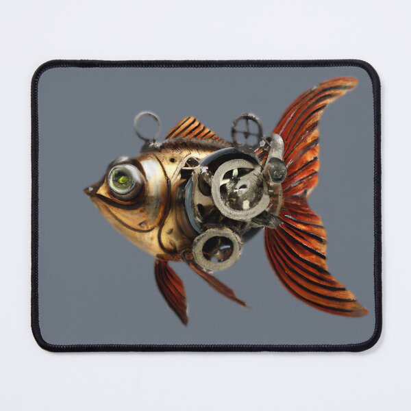 Item preview, Penny the Steampunk Goldfish designed and sold by Angela Micheli Otwell.