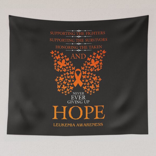 Item preview, Hope Leukemia Awareness Orange Ribbon  designed and sold by Miriam Brayan.