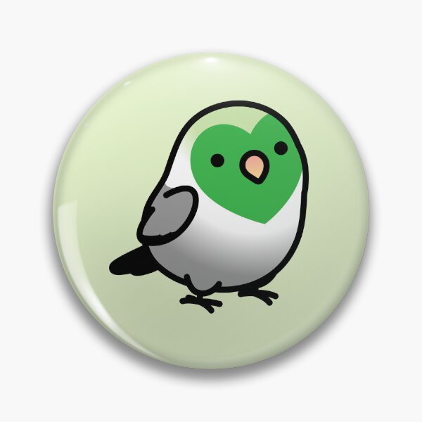Item preview, Aromantic LGBT+ Pride Lovebird designed and sold by birdhism.