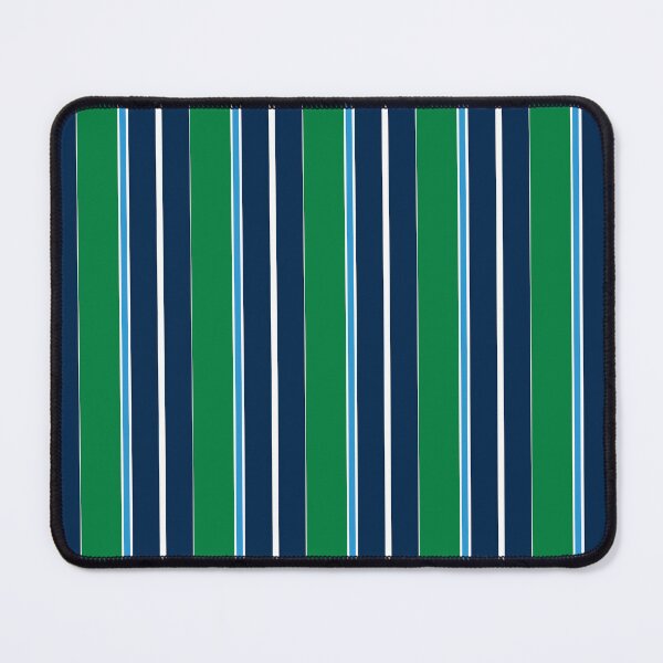 Item preview, Green, Navy, Aqua, White Preppy Stripes designed and sold by PSCSCo.
