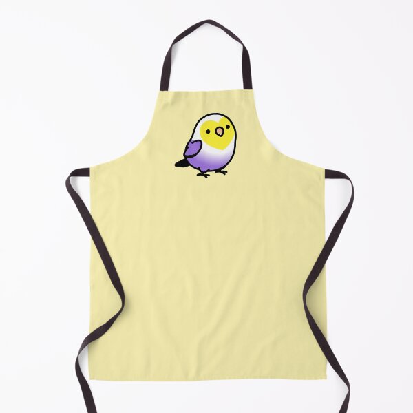 Item preview, Non-binary LGBT+ Pride Lovebirds designed and sold by birdhism.