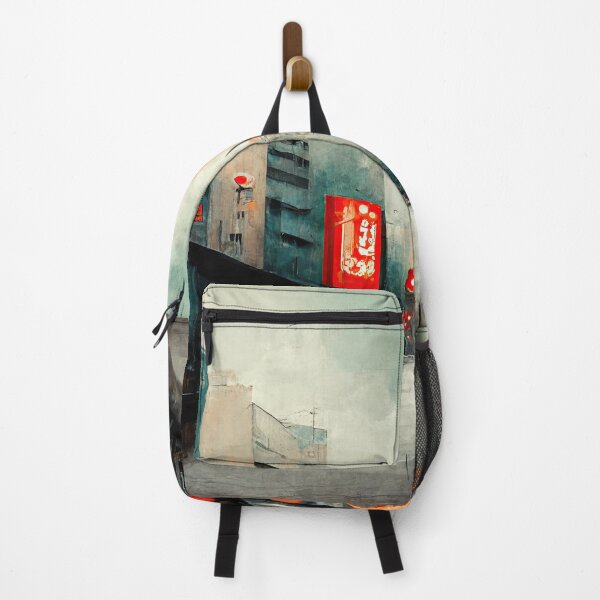 Item preview, Japanese town Lofi Aesthetic designed and sold by WolfPack-Art.