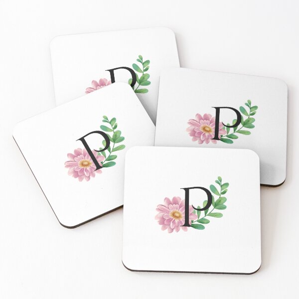 Item preview, Floral P designed and sold by ThoughtfulyCute.