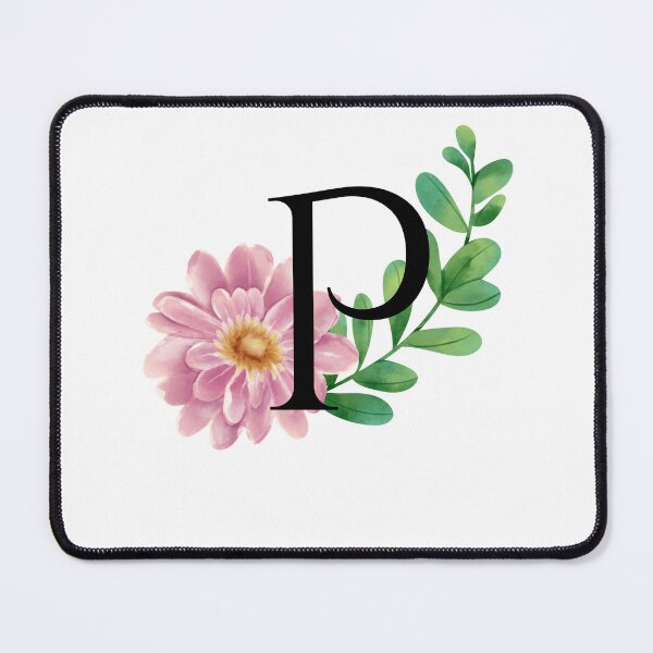 Item preview, Floral P designed and sold by ThoughtfulyCute.