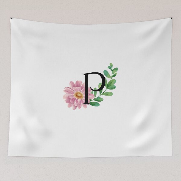 Item preview, Floral P designed and sold by ThoughtfulyCute.