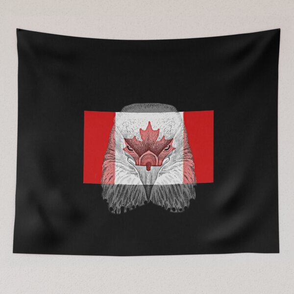 Item preview, CANADIAN  EAGLE FLAG designed and sold by THE AMERICAN TEEVANGELIST.