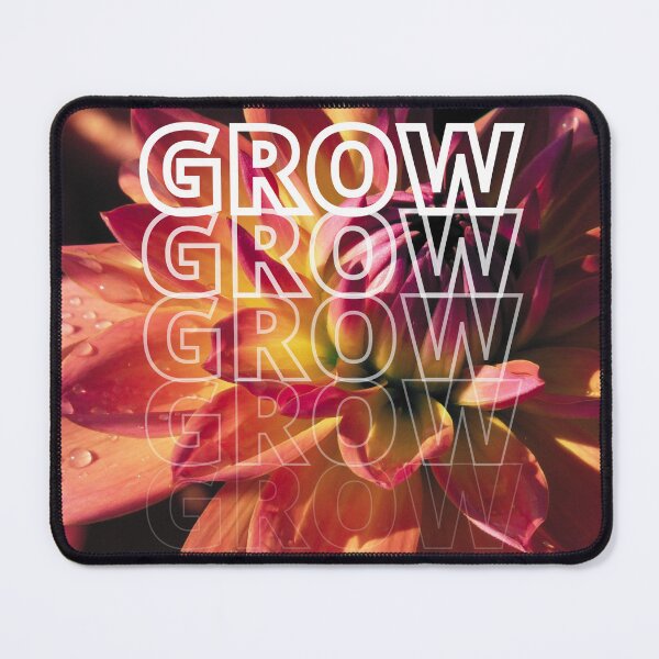 Item preview, GROW (above) - Romantic Orange Flowers designed and sold by AliceSLee.