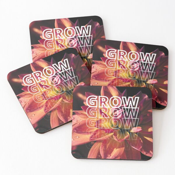 Item preview, GROW (above) - Romantic Orange Flowers designed and sold by AliceSLee.