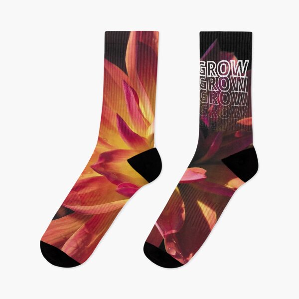Item preview, GROW (above) - Romantic Orange Flowers designed and sold by AliceSLee.