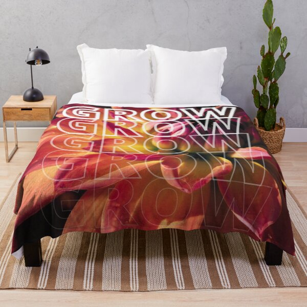 Item preview, GROW (above) - Romantic Orange Flowers designed and sold by AliceSLee.