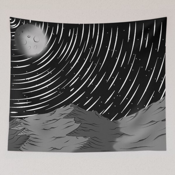 Item preview, Night Sky Mountains designed and sold by IIZII.