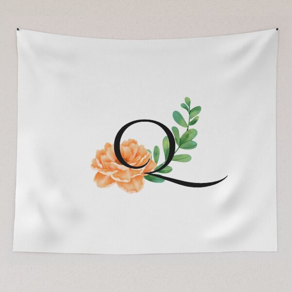 Item preview, Floral Q designed and sold by ThoughtfulyCute.