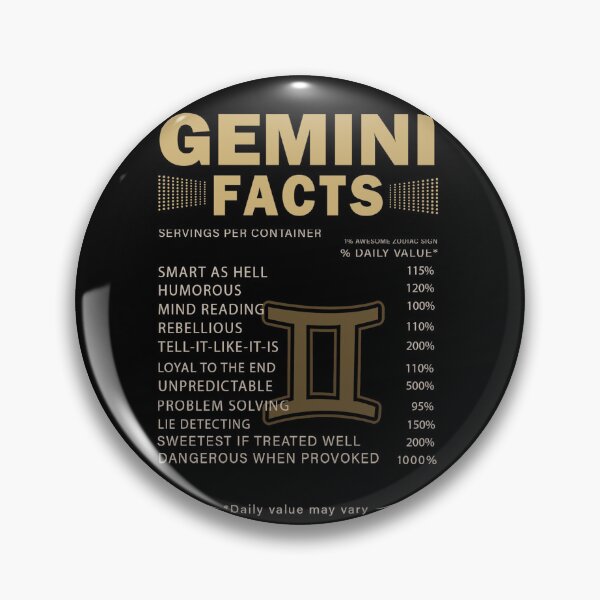Item preview, Gemini Facts Zodiac Sign Astrology designed and sold by MAGLOFF12.