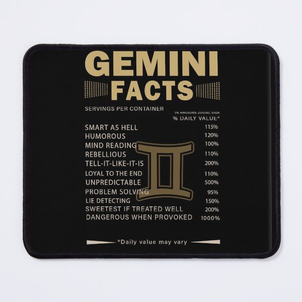 Item preview, Gemini Facts Zodiac Sign Astrology designed and sold by MAGLOFF12.