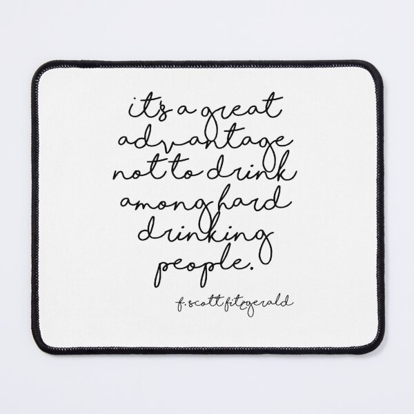 Item preview, Great advantage - Fitzgerald quote designed and sold by peggieprints.