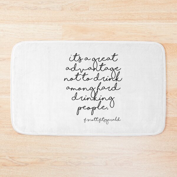 Item preview, Great advantage - Fitzgerald quote designed and sold by peggieprints.