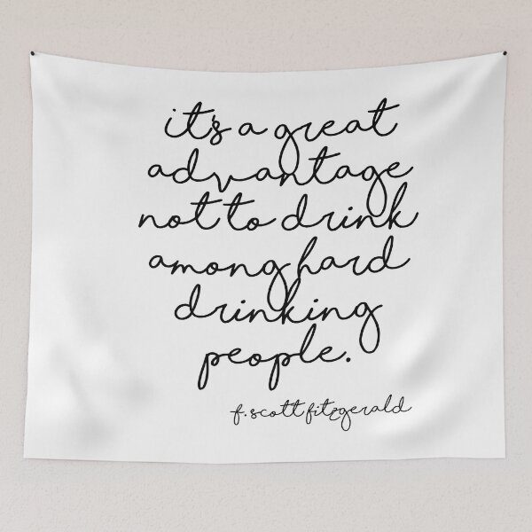 Item preview, Great advantage - Fitzgerald quote designed and sold by peggieprints.