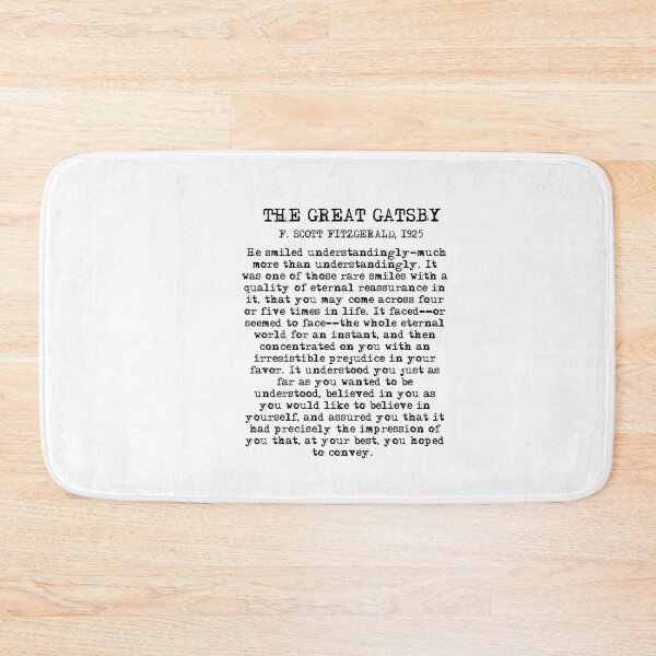 Item preview, He smiled - Fitzgerald quote designed and sold by peggieprints.
