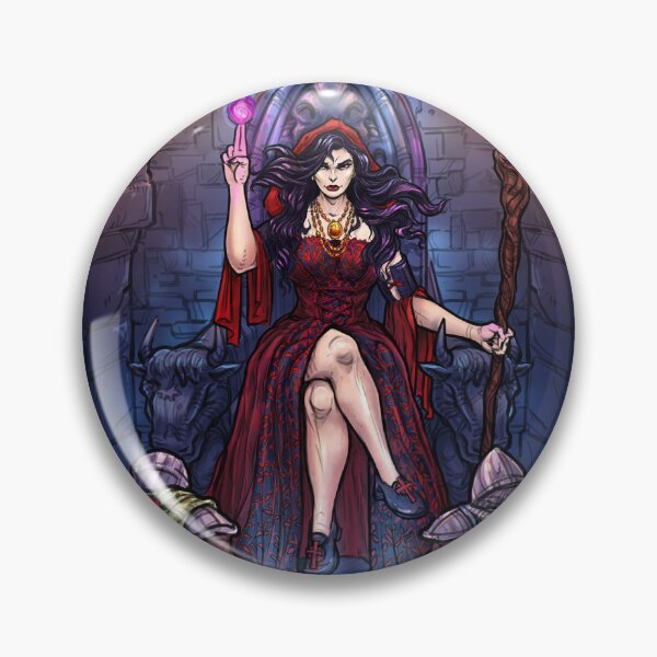Item preview, Morgan Le Fay La carta del tarot del Hierofante designed and sold by TheGhoulishGarb.