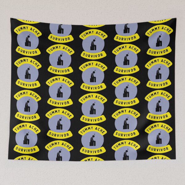 Item preview, Tummy Ache Survivor | Tummy Ache Survivor Trends | Tummy relief | Stomach Ache | Tummy Pain  designed and sold by Henk GoGo T-Shirts ⭐️⭐️⭐️⭐️⭐️.