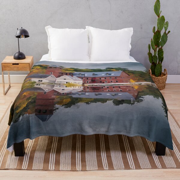 Item preview, Clouds Reflecting on Yarmouth Lake - Watercolour Style designed and sold by WWWC2288.