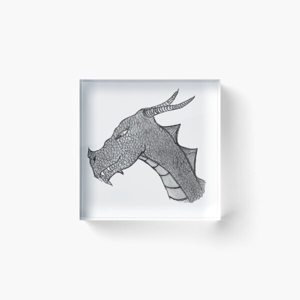 Dragon Figurehead Acrylic Block