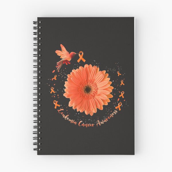 Item preview, Hummingbird Orange Sunflower Leukemia Cancer Awareness   designed and sold by Miriam Brayan.