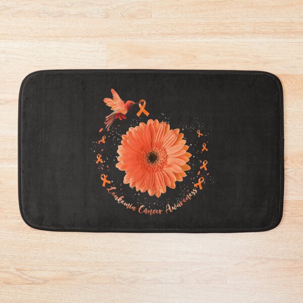 Item preview, Hummingbird Orange Sunflower Leukemia Cancer Awareness   designed and sold by Miriam Brayan.