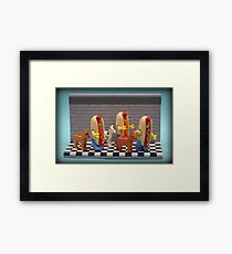 Hot Dogs ! Framed Print
