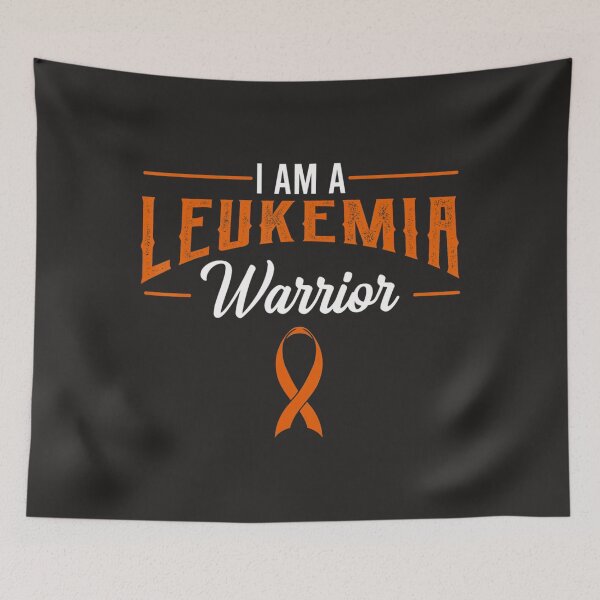 Item preview, I Am A Leukemia Warrior Blood Cancer Awareness Orange Ribbon  designed and sold by Miriam Brayan.