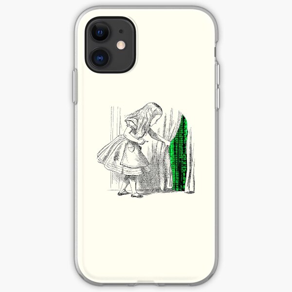 Follow the white rabbit iPhone Soft Case