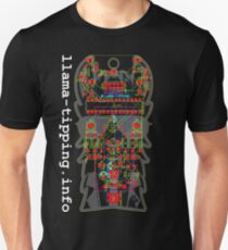 llama-tipping AVR Badge - Dark Unisex T-Shirt