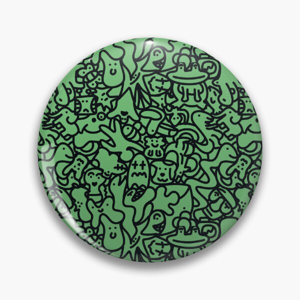 Item preview, Doodles pattern 2 green designed and sold by Jrfiguer7.