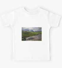Mountains & Moorland Britain Art Kids Tee
