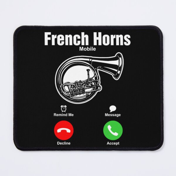 Item preview, French Horns Mobile Tshirt designed and sold by NathanVrij.