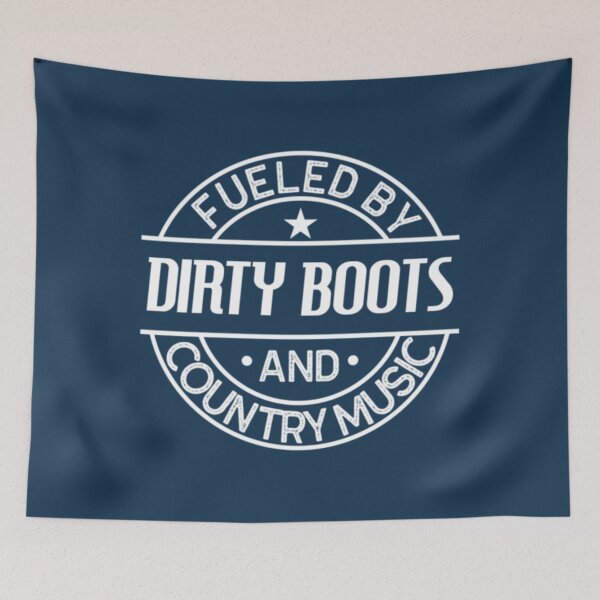 Item preview, Fueled By Dirty Boots And Country Music designed and sold by NathanVrij.