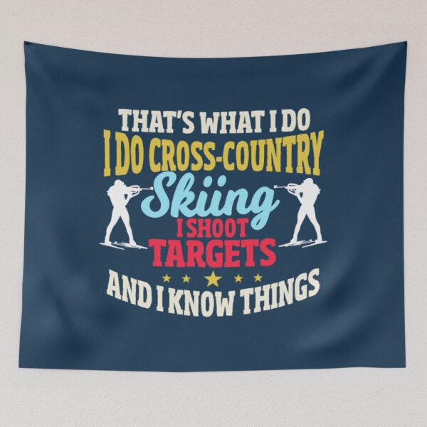 Item preview, Funny Biathlon Saying designed and sold by NathanVrij.