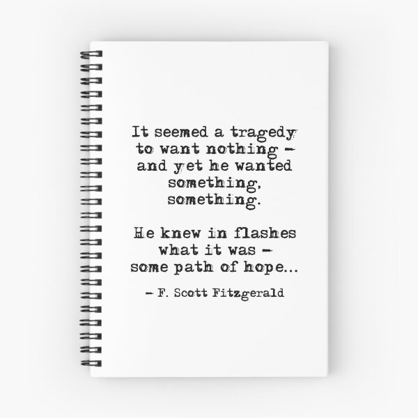 Item preview, Some path of hope - Fitzgerald quote designed and sold by peggieprints.