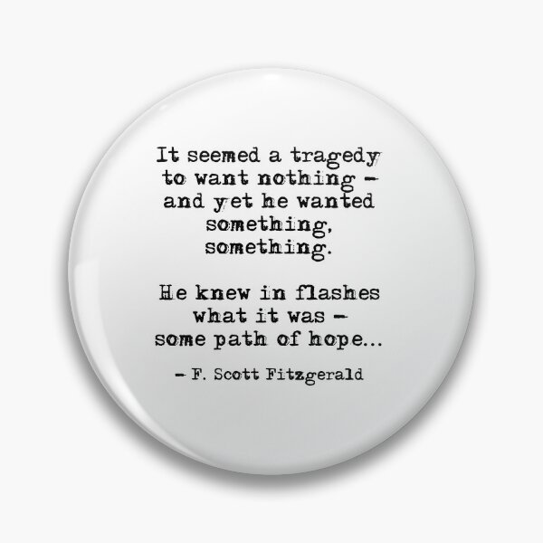 Item preview, Some path of hope - Fitzgerald quote designed and sold by peggieprints.